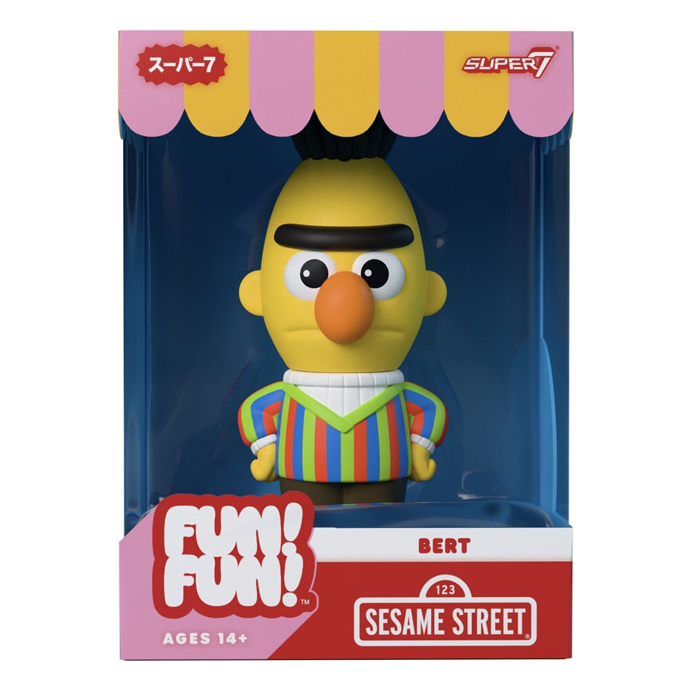 Sesame Street FUN! FUN! Vinyl Action Figure Wave 02 Bert Super7