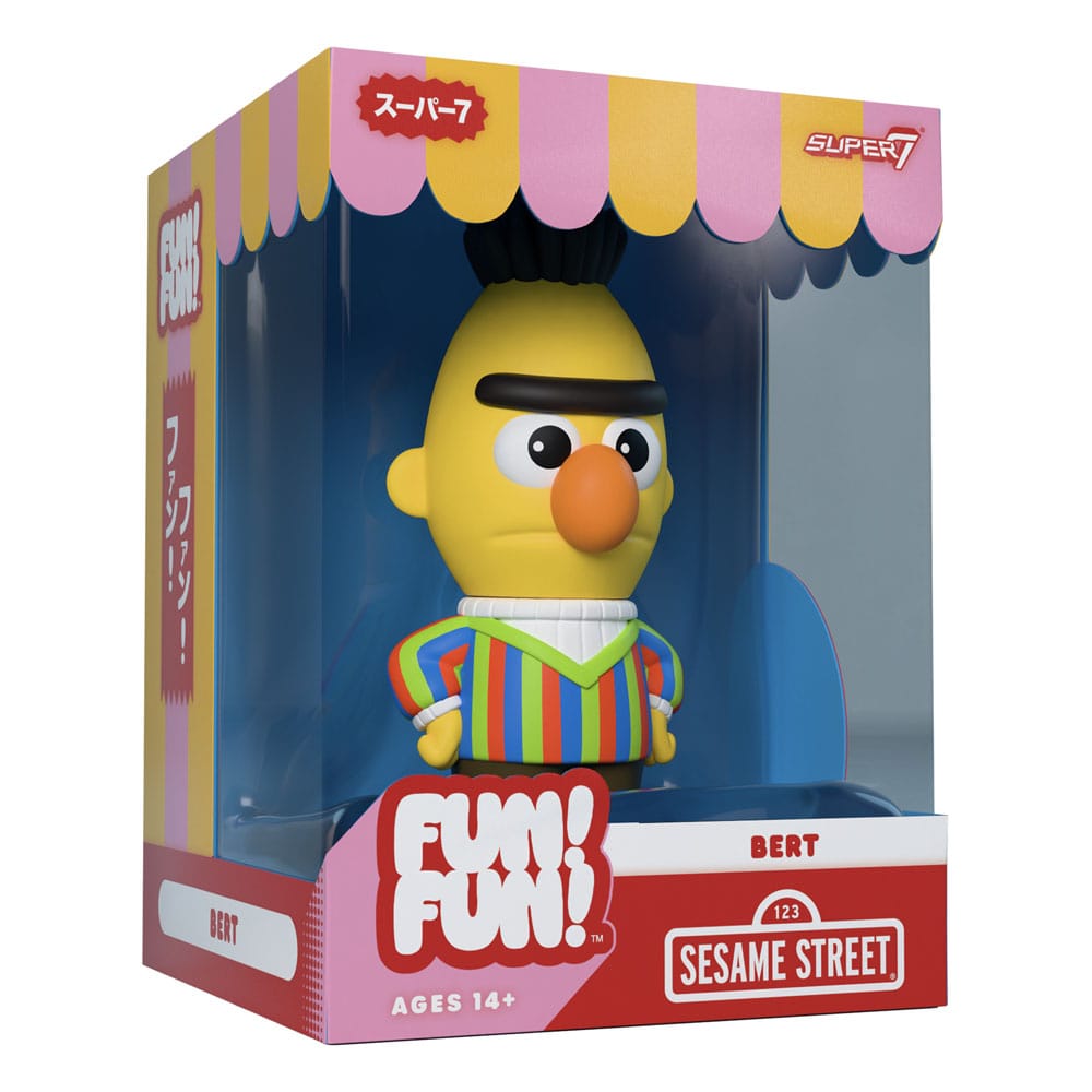 Sesame Street FUN! FUN! Vinyl Action Figure Wave 02 Bert Super7