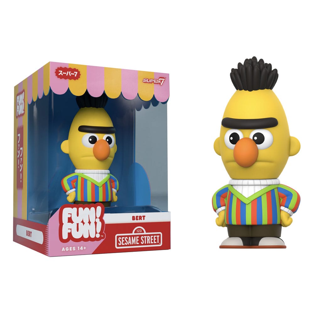 Sesame Street FUN! FUN! Vinyl Action Figure Wave 02 Bert Super7
