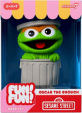Sesame Street Fun! Fun! Soft Vinyl Figur Wave 01 Oscar the Grouch Super7