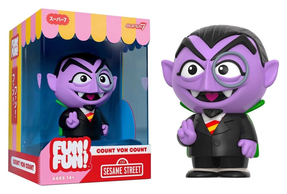 Sesame Street Fun! Fun! Vinyl Figure Wave 01 Count von Count Super7