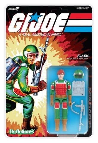 GI Joe ReAction+ Action Figure Wave 07 Flash Comic Super7