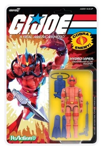 GI Joe ReAction+ Action Figure Wave 07 Hydro Viper Comic Super7