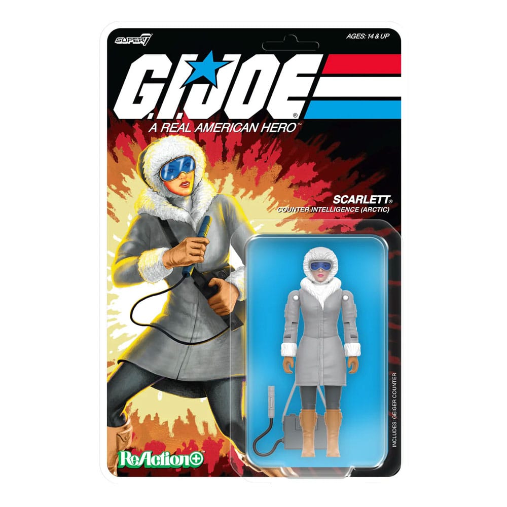GI Joe ReAction+ Action Figure Wave 06 Arctic Scarlett Super7