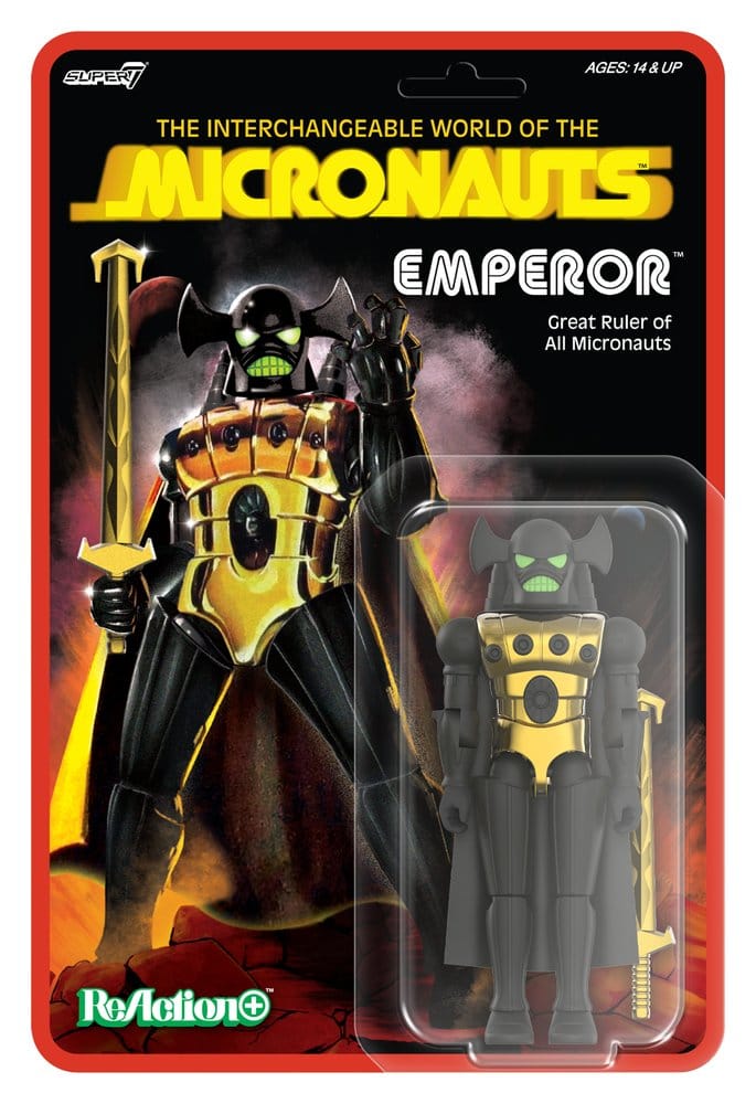 Micronauts ReAction+ Action Figure Wave 03 Emperor Super7