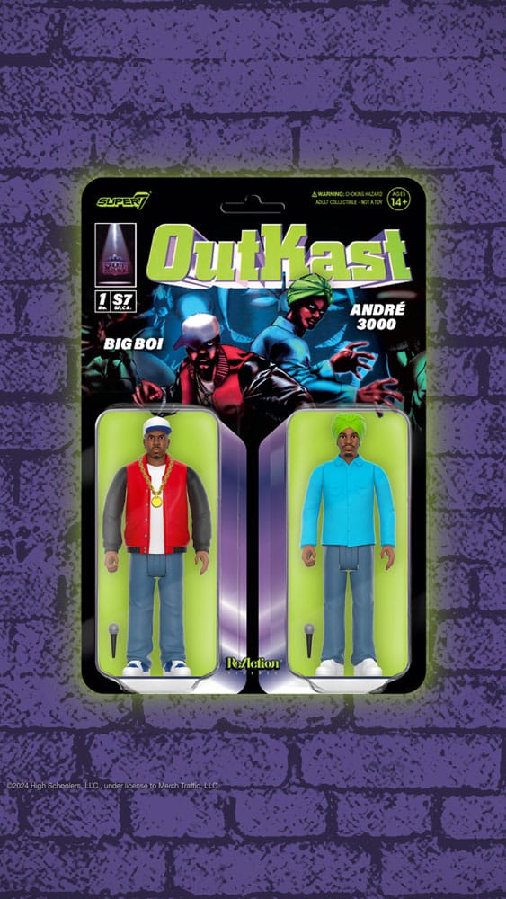 Outkast Toho ReAction Action Figure Wave 01 OutKast Super7