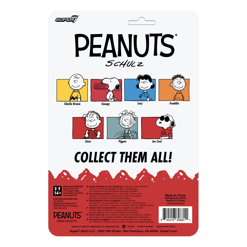 Peanuts ReAction Action Figure Wave 8 Joe Cool Super7