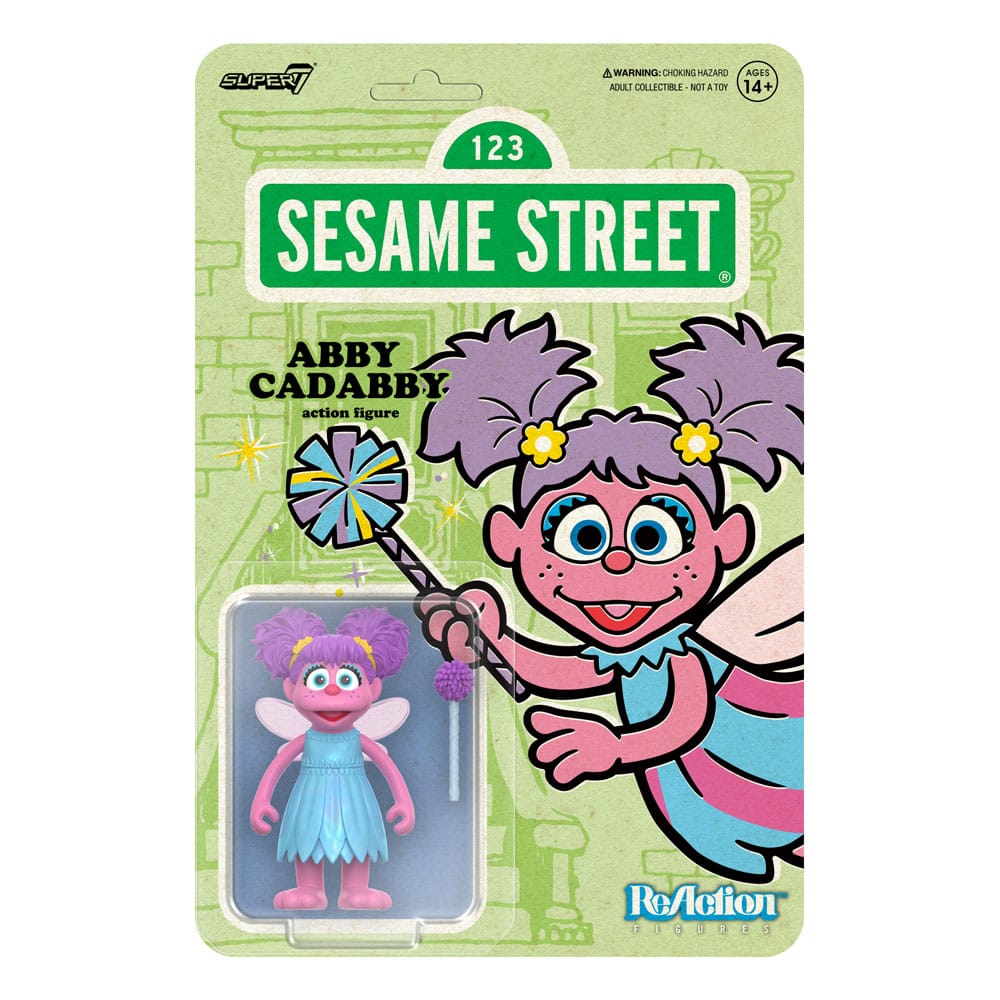 Sesame Street ReAction Action Figure Wave 05 Abby Cadabby Super7