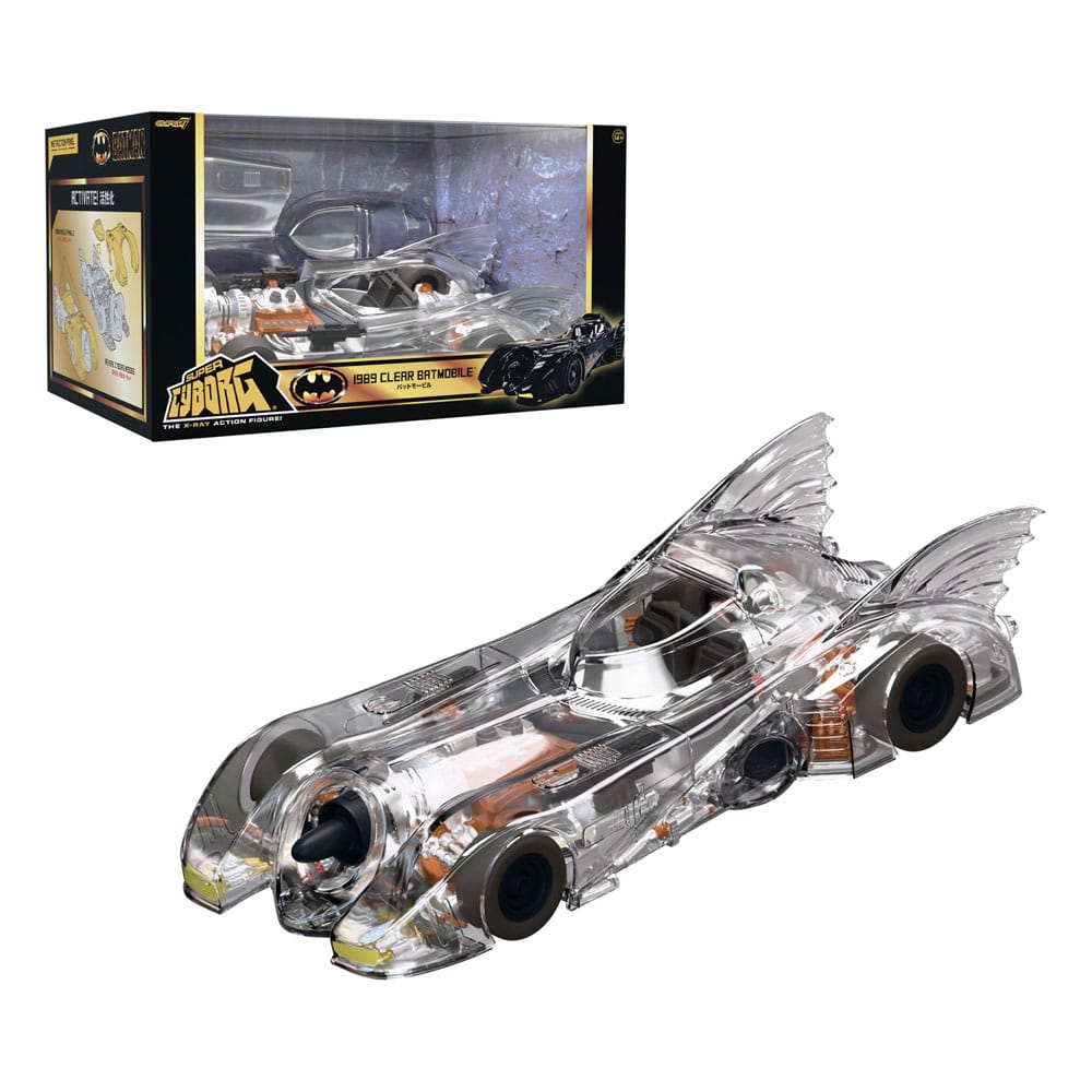 Batman 1989 Super Cyborg Vehicle Batmobile 1989 Clear Super7