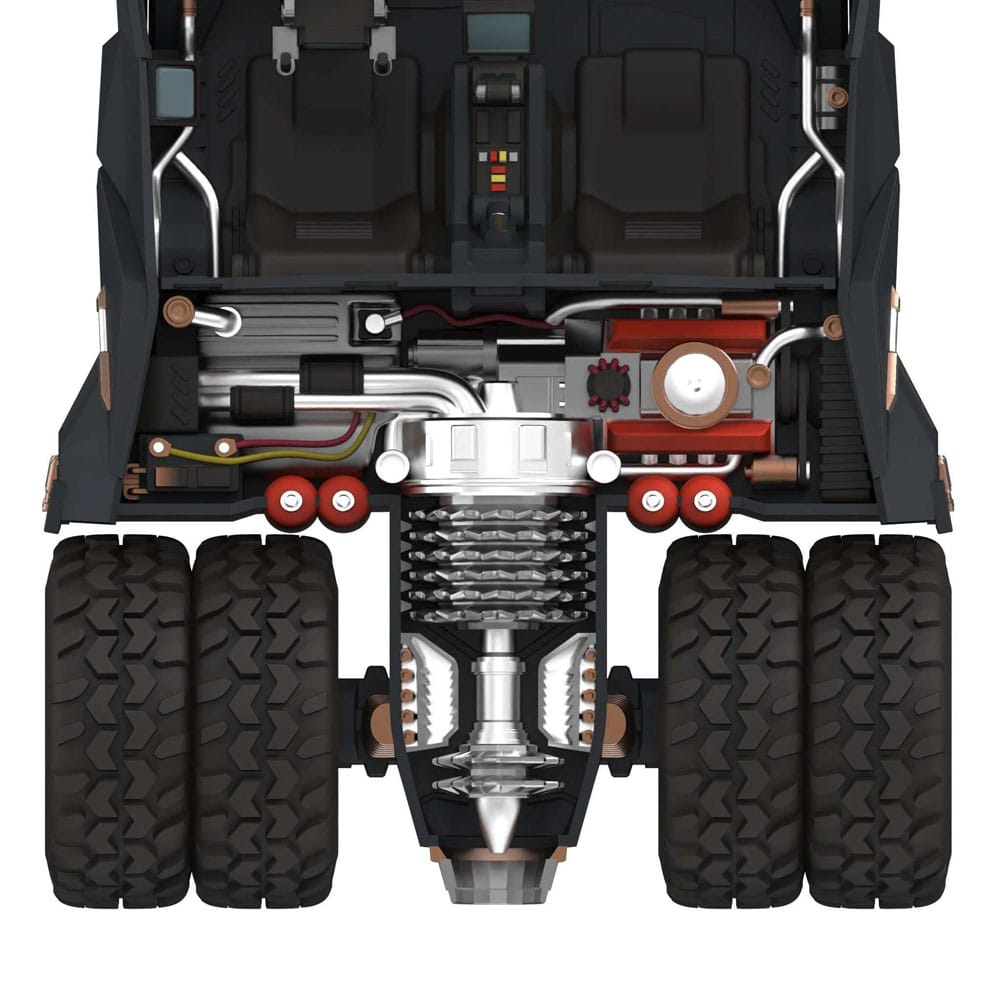 Batman 1989 Super Cyborg Vehicle Batmobile Tumbler Full Color Super7
