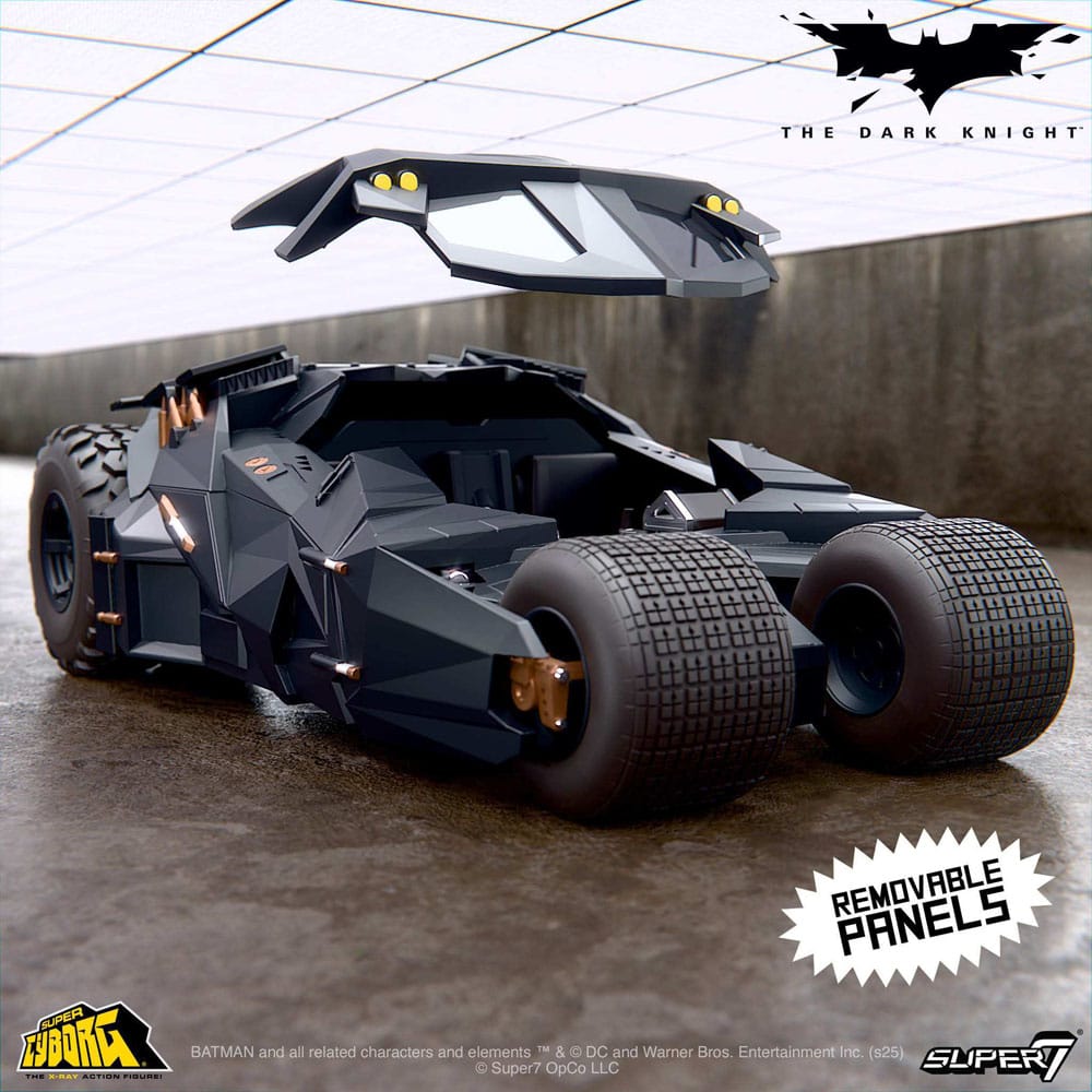 Batman 1989 Super Cyborg Vehicle Batmobile Tumbler Full Color Super7