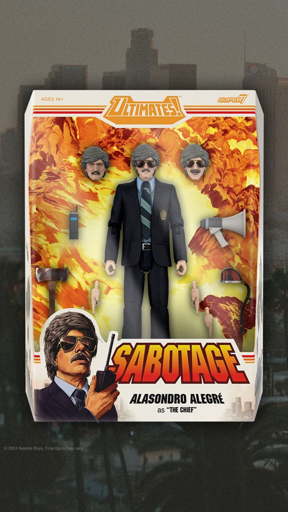 Beastie Boys Ultimates Action Figure Wave 1 Alasondro Alegre as "The Chief" Super7