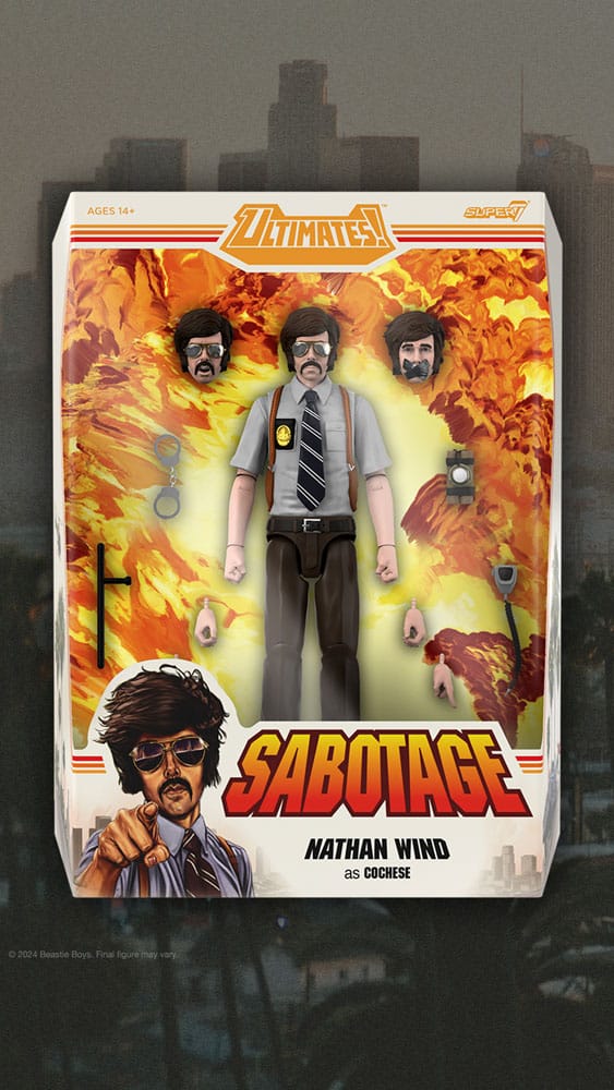 Beastie Boys Ultimates Action Figure Wave 1 Nathan Wind as "Cochese" Super7