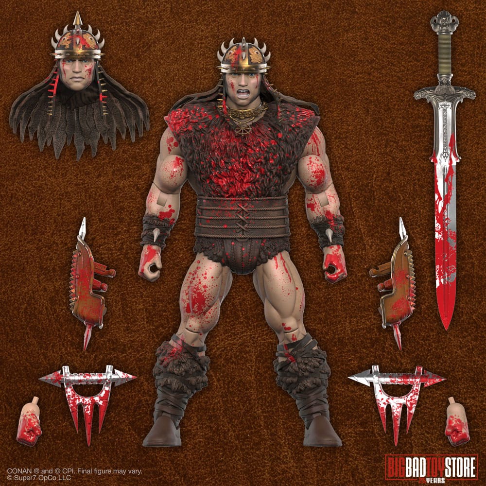 Conan the Barbarian Ultimates Action Figure Conan Blood Soaked Pit Fighter Super7
