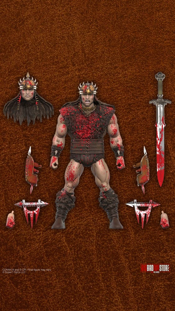 Conan the Barbarian Ultimates Action Figure Conan Blood Soaked Pit Fighter Super7