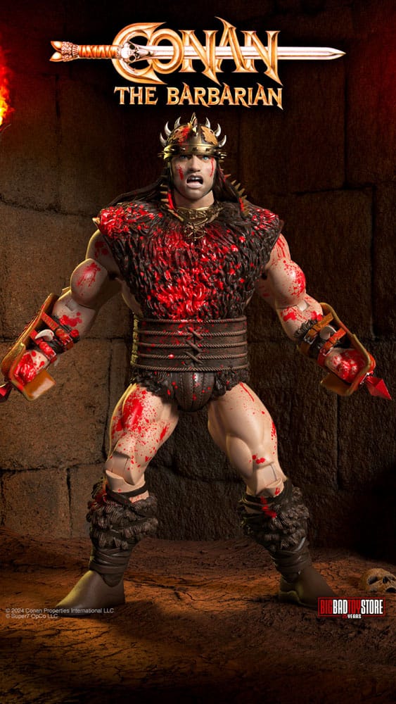 Conan the Barbarian Ultimates Action Figure Conan Blood Soaked Pit Fighter Super7
