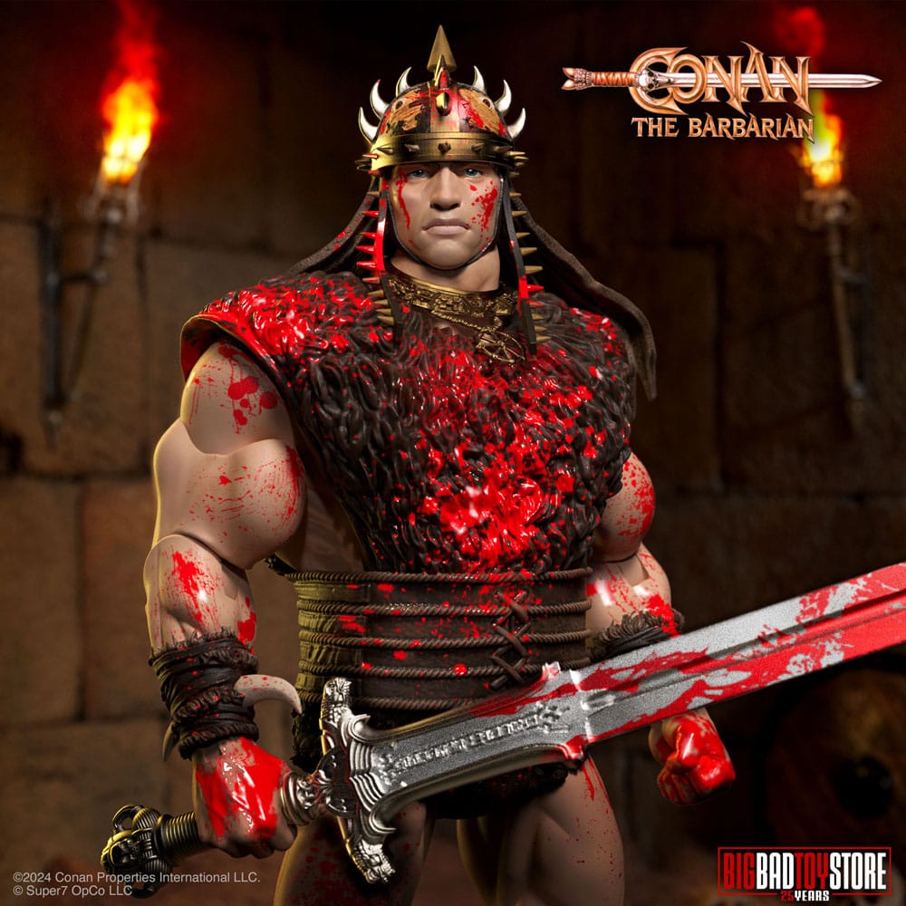 Conan the Barbarian Ultimates Action Figure Conan Blood Soaked Pit Fighter Super7