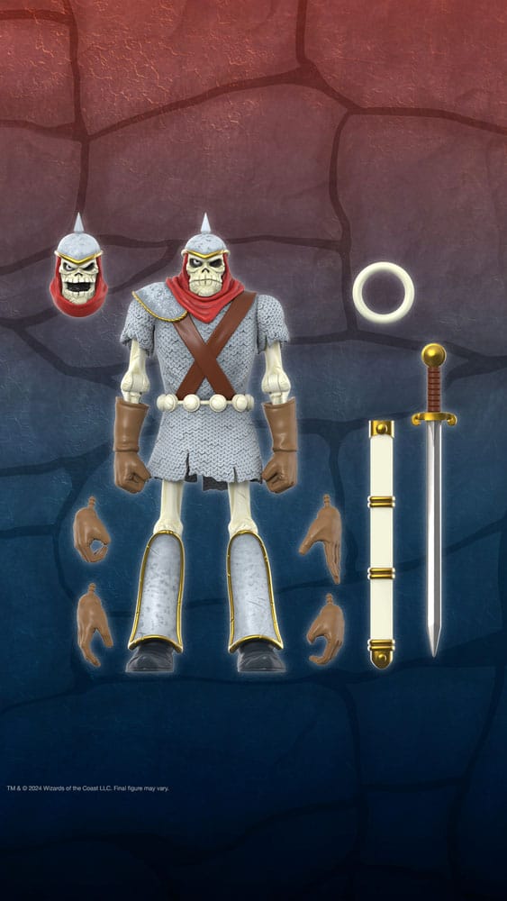 Dungeons & Dragons Ultimates Action Figure Dekkion the Skeleton Warrior Super7