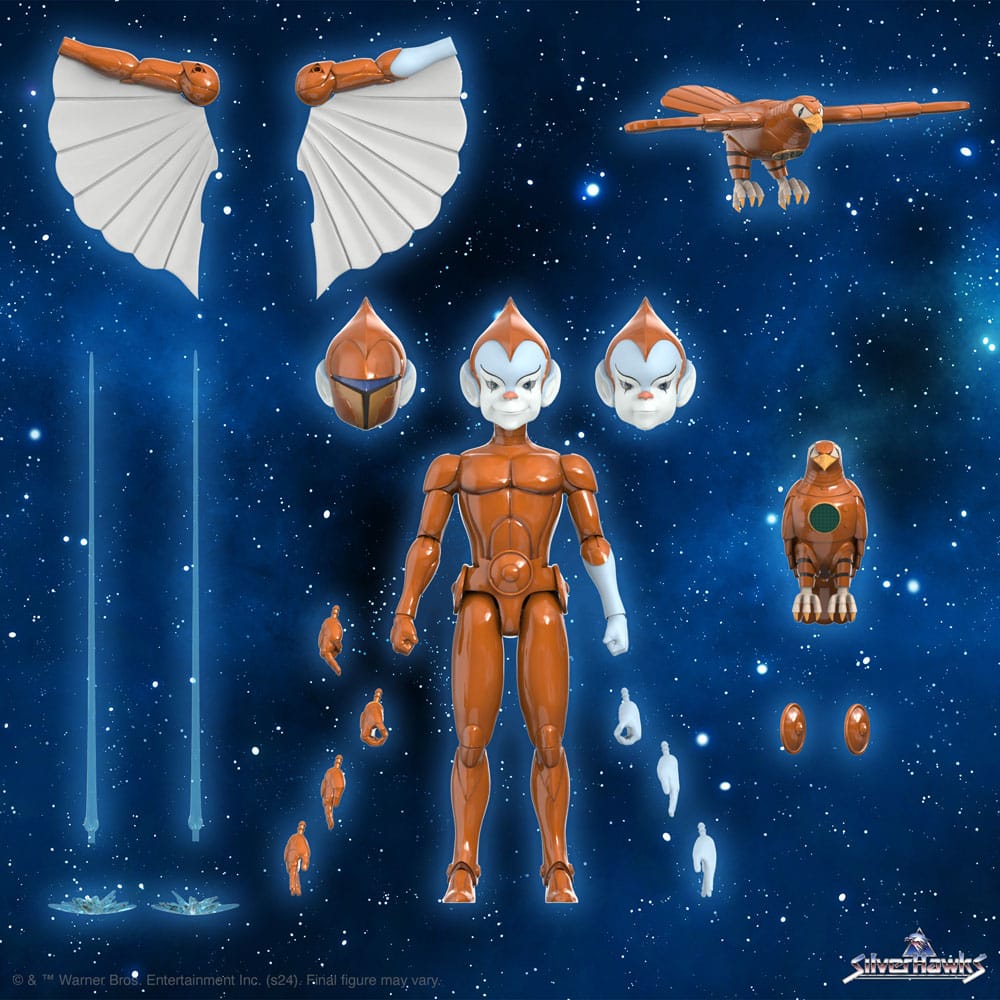 SilverHawks Ultimates Action Figure Wave 2 Copper Kidd Cartoon Accurate Super7