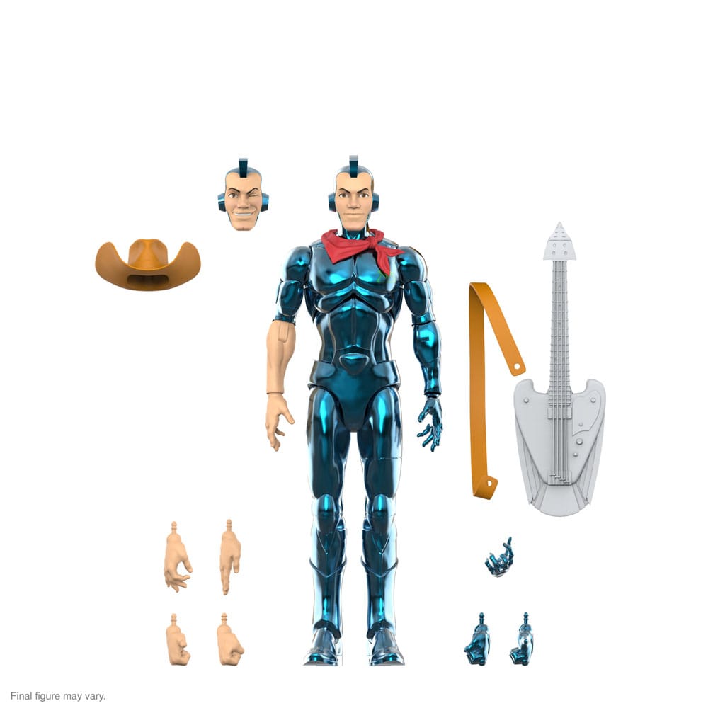 SilverHawks Ultimates Action Figure Bluegrass Toy Version Vac Metal Super7