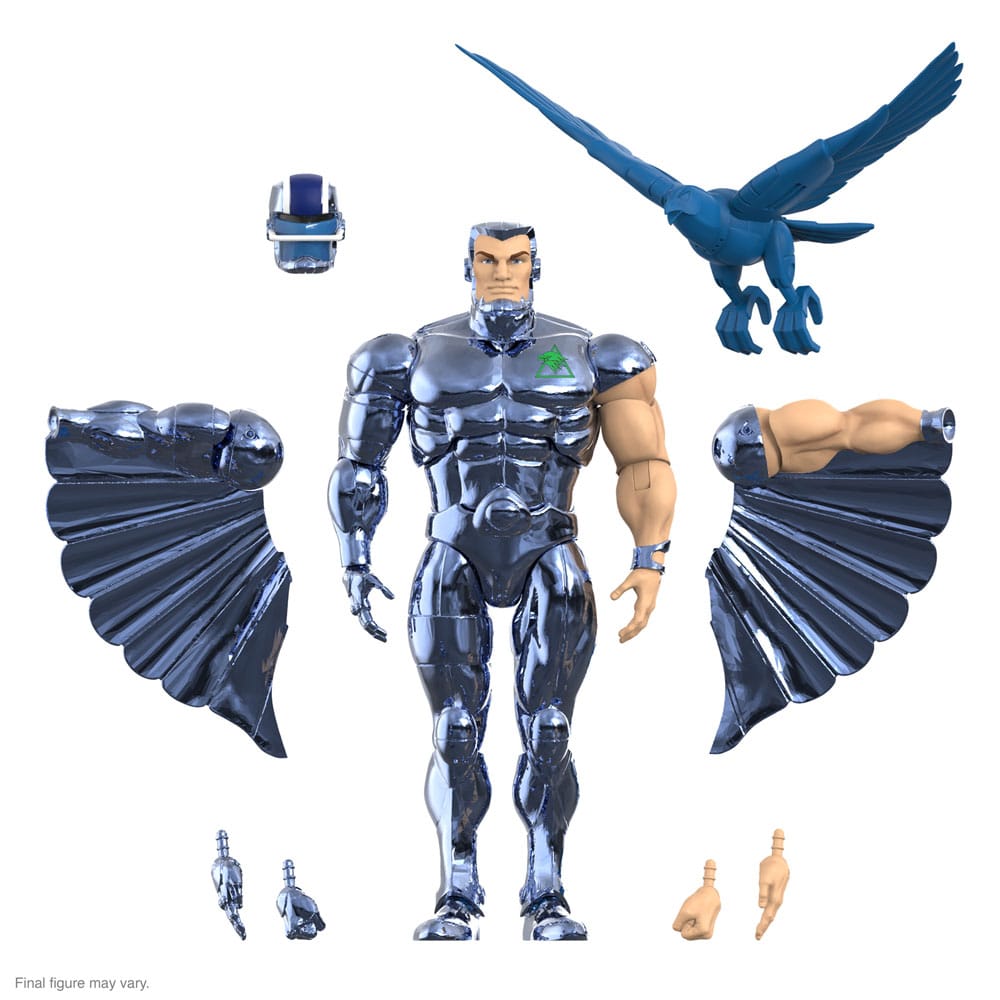 SilverHawks Ultimates Action Figure Steelwill Toy Version Vac Metal Super7