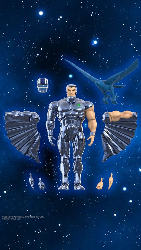 SilverHawks Ultimates Action Figure Steelwill Toy Version Vac Metal Super7
