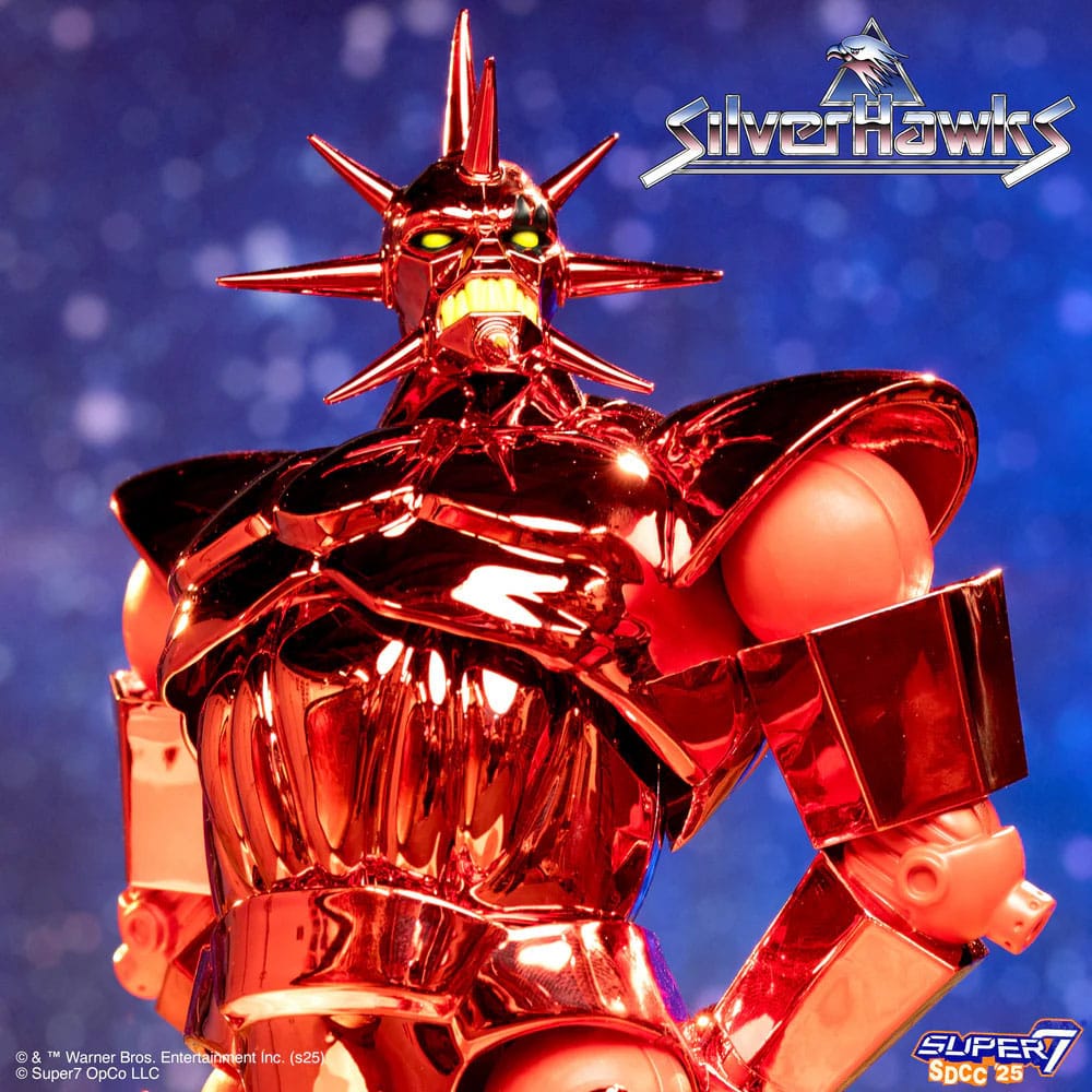 SilverHawks Ultimates Action Figure Mon*Star Metallic Vac Metal Super7