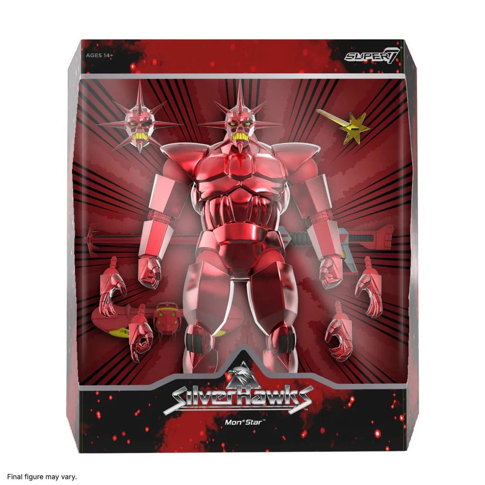 SilverHawks Ultimates Action Figure Mon*Star Metallic Vac Metal Super7