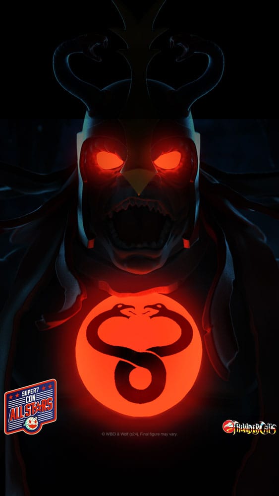 Thundercats Ultimates Action Figure Mumm Ra LED Eyes Super7
