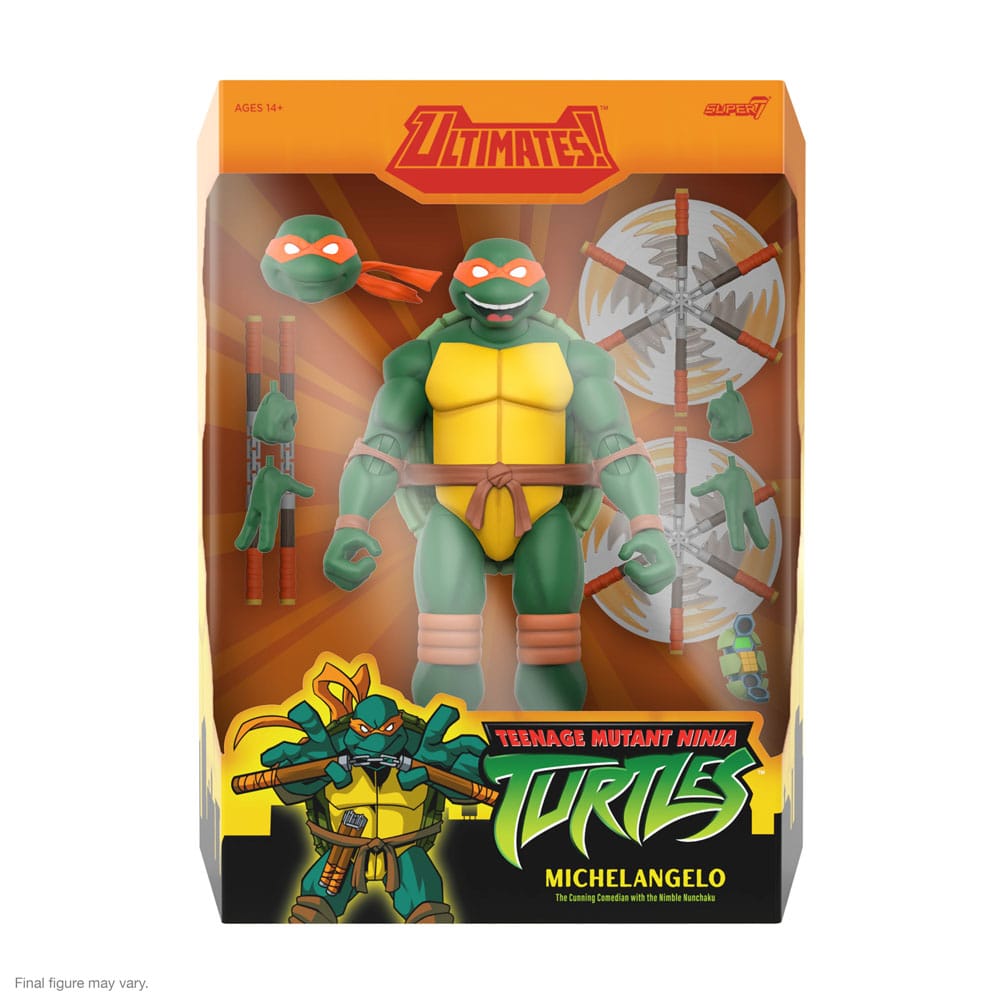 Teenage Mutant Ninja Turtles Ultimates Action Figure Wave 12 Michelangelo Super7