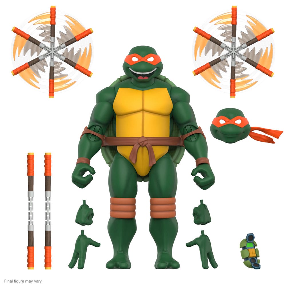Teenage Mutant Ninja Turtles Ultimates Action Figure Wave 12 Michelangelo Super7