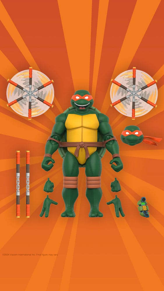 Teenage Mutant Ninja Turtles Ultimates Action Figure Wave 12 Michelangelo Super7