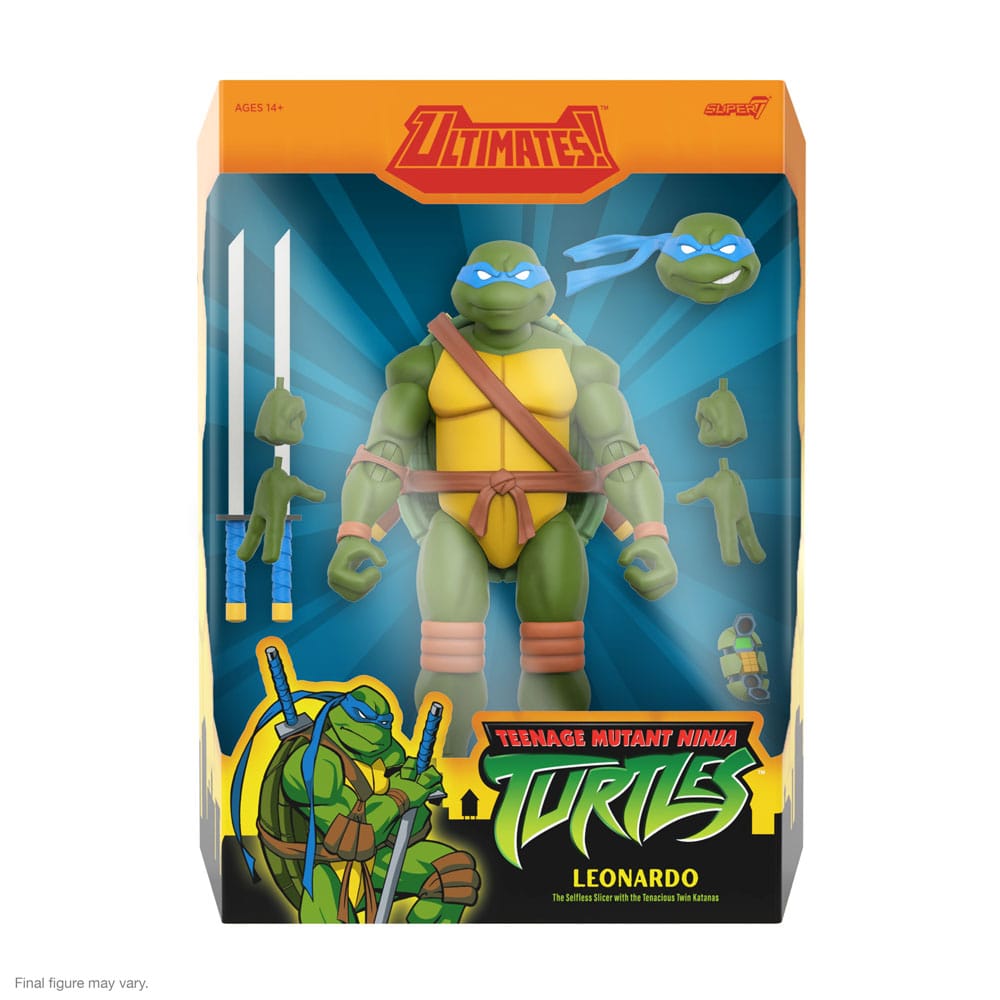 Teenage Mutant Ninja Turtles Ultimates Action Figure Wave 12 Leonardo Super7