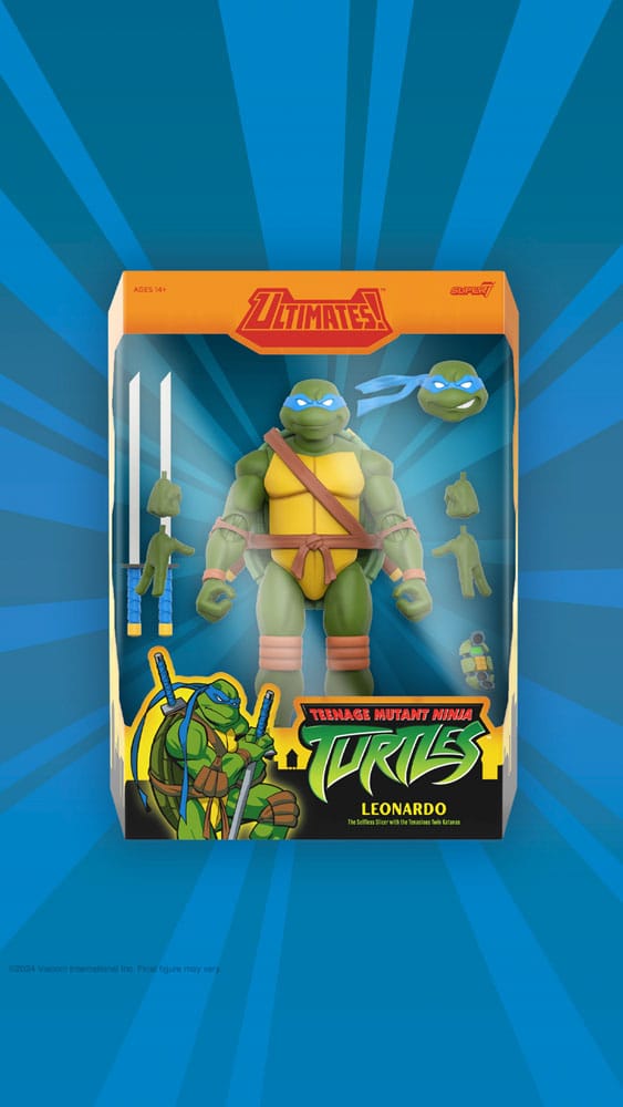 Teenage Mutant Ninja Turtles Ultimates Action Figure Wave 12 Leonardo Super7