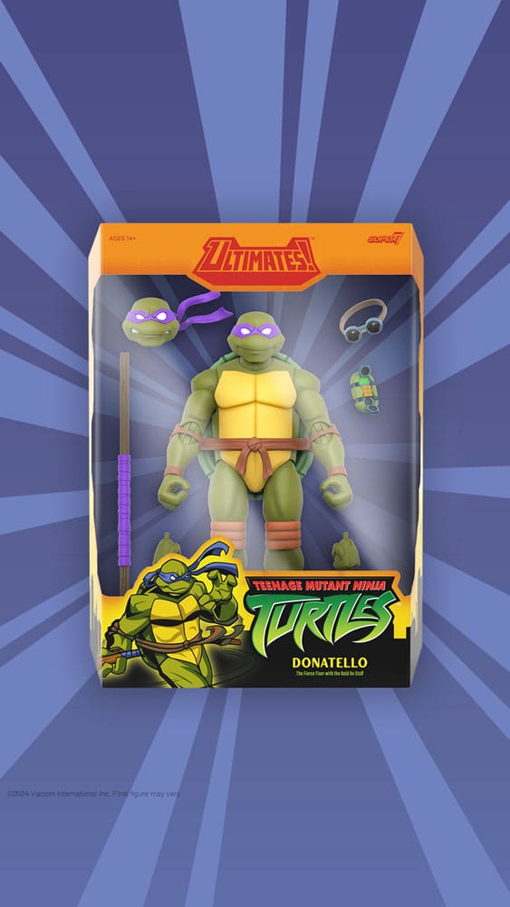 Teenage Mutant Ninja Turtles Ultimates Action Figure Wave 12 Donatello Super7