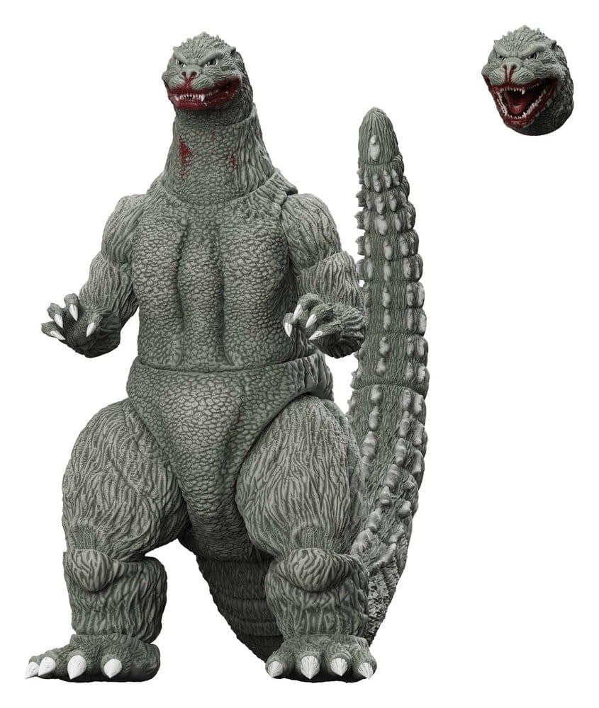 Godzilla 1989 Toho Ultimates Action Figure Godzilla Greyscale Comic Book Thirsty for Blood Super7
