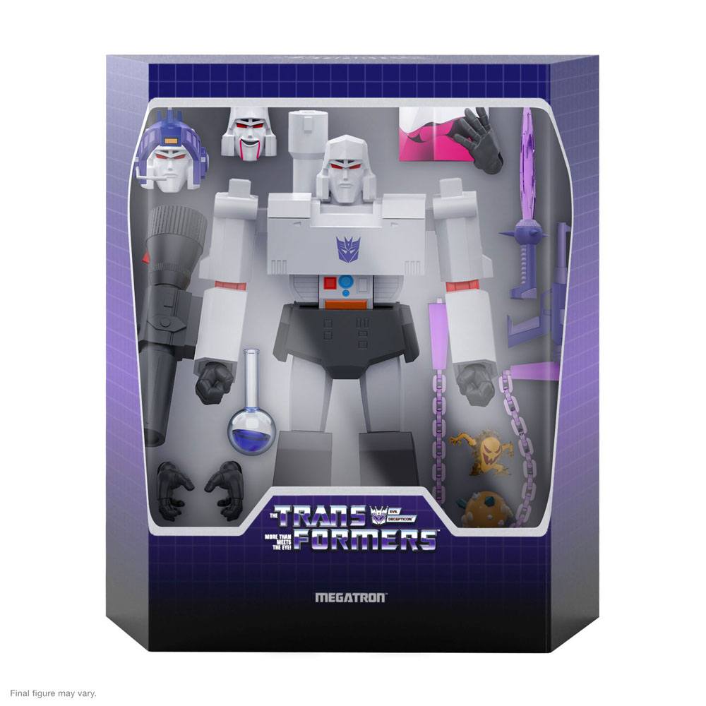 Transformers Ultimates Action Figure Megatron G1 Cartoon Super7