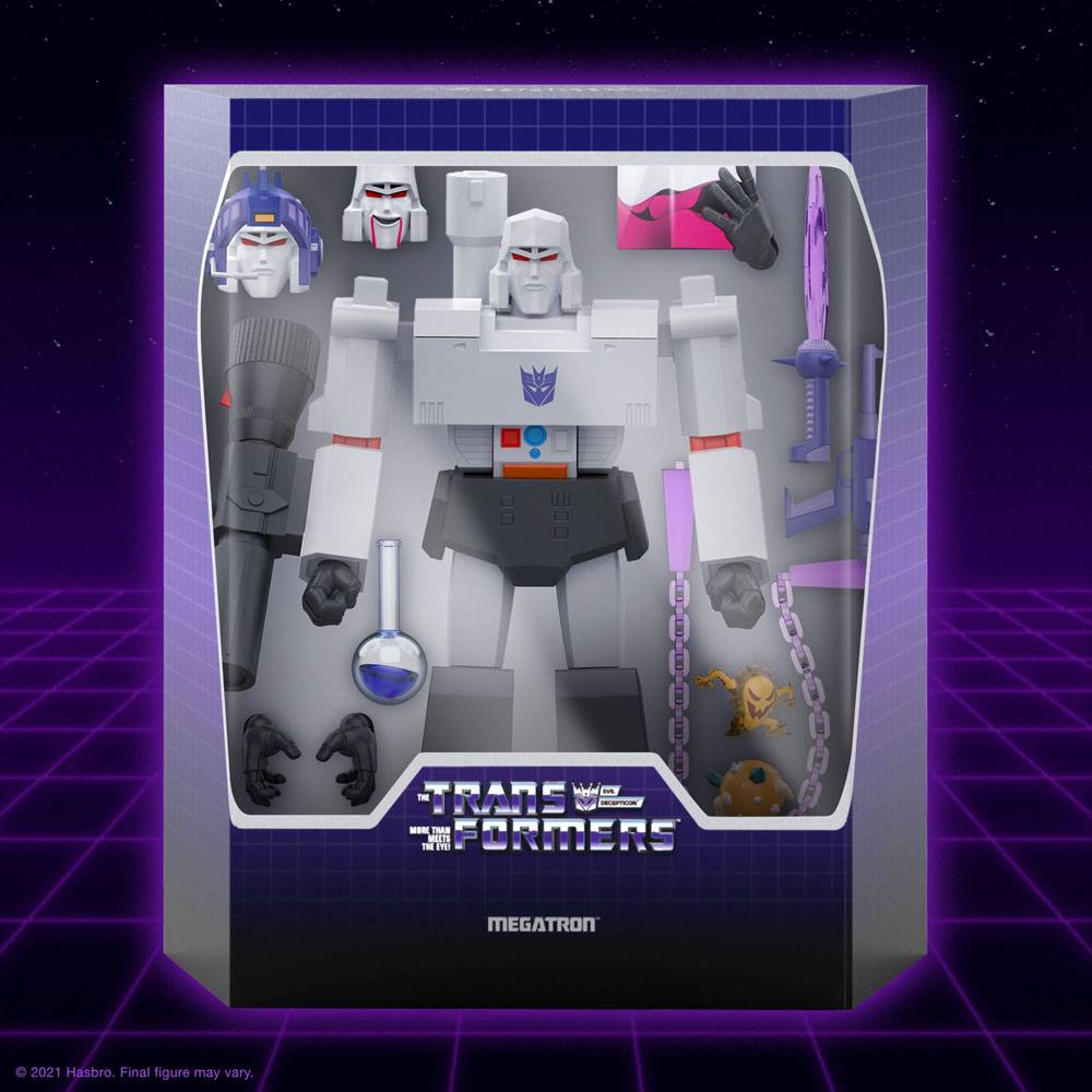 Transformers Ultimates Action Figure Megatron G1 Cartoon Super7