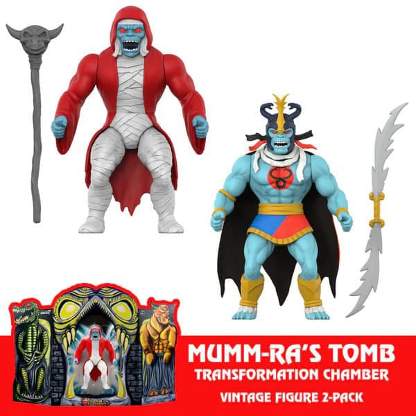 Thundercats Vintage Collection Action Figures 2 Pack Mumm Ra's Tomb Super7