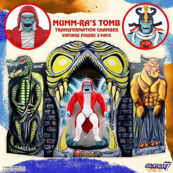 Thundercats Vintage Collection Action Figures 2 Pack Mumm Ra's Tomb Super7