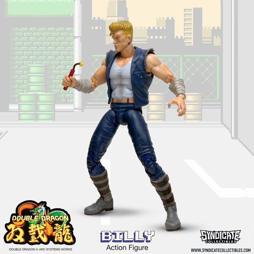 Double Dragon Deluxe Action Figure 1/12 Billy Syndicate Collectibles