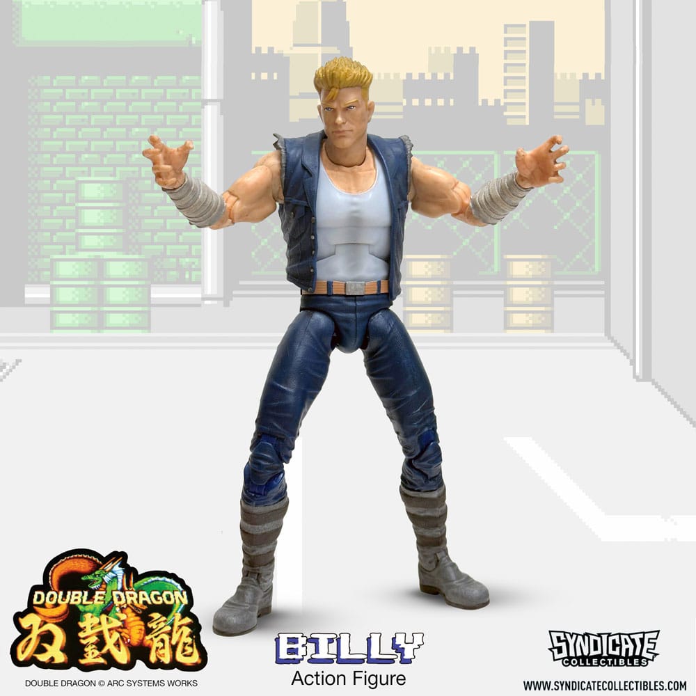 Double Dragon Deluxe Action Figure 1/12 Billy Syndicate Collectibles