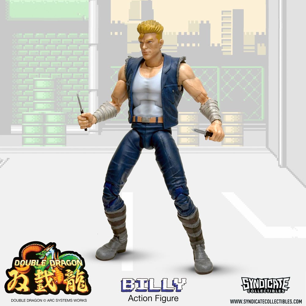 Double Dragon Deluxe Action Figure 1/12 Billy Syndicate Collectibles