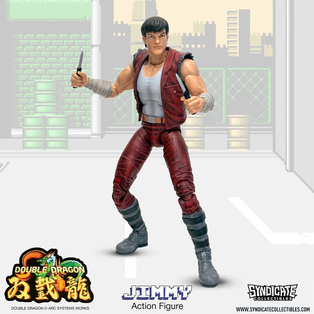 Double Dragon Deluxe Action Figure 1/12 Jimmy Syndicate Collectibles