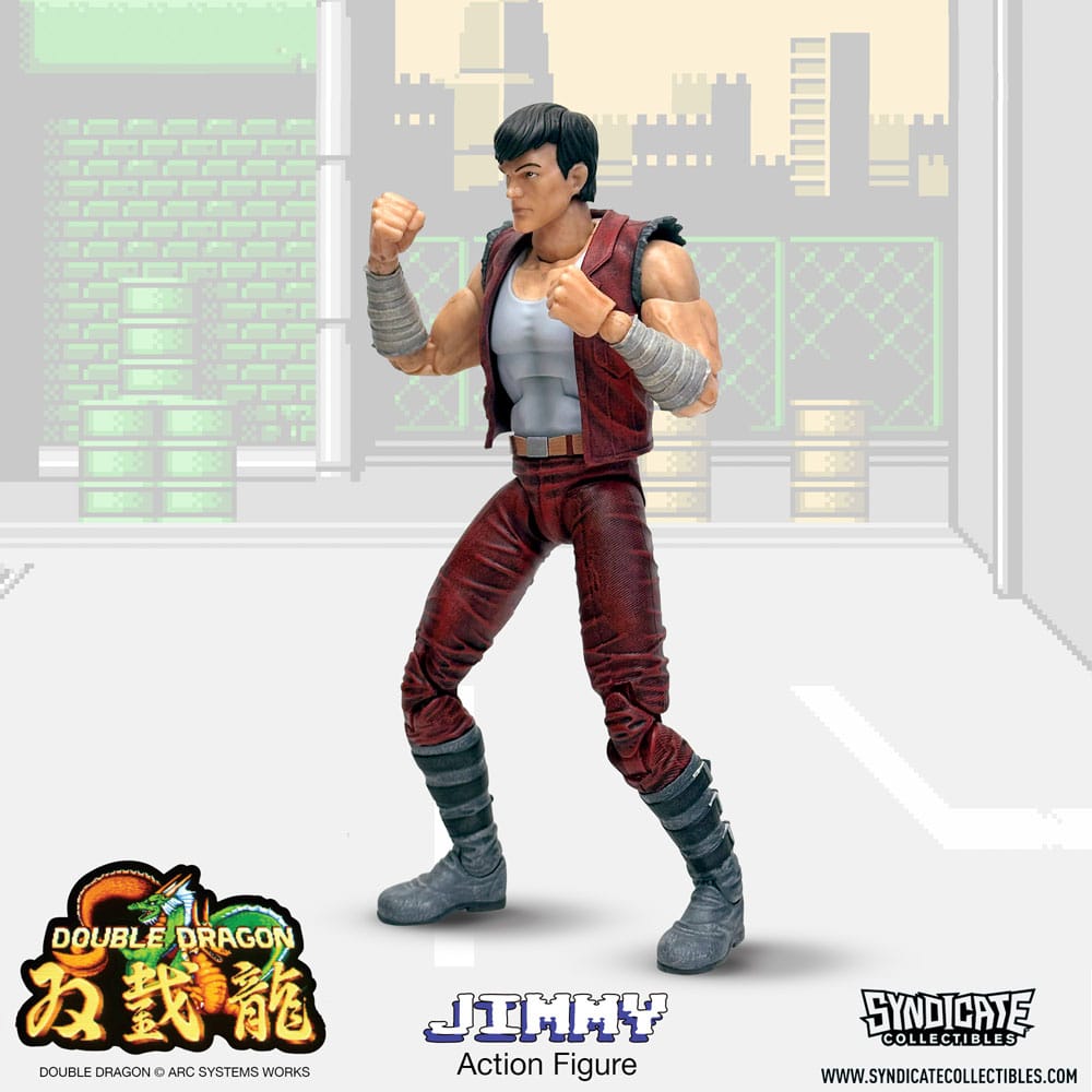 Double Dragon Deluxe Action Figure 1/12 Jimmy Syndicate Collectibles