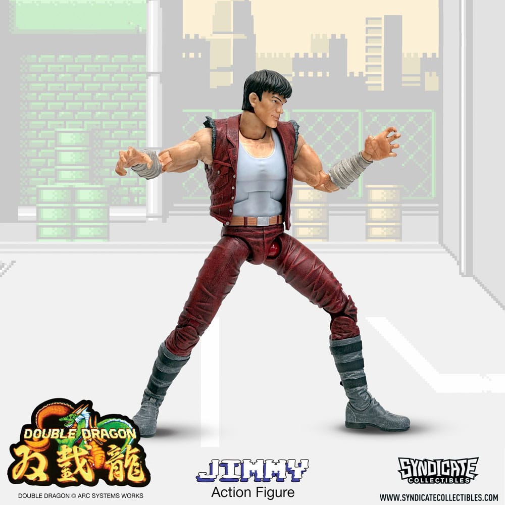 Double Dragon Deluxe Action Figure 1/12 Jimmy Syndicate Collectibles