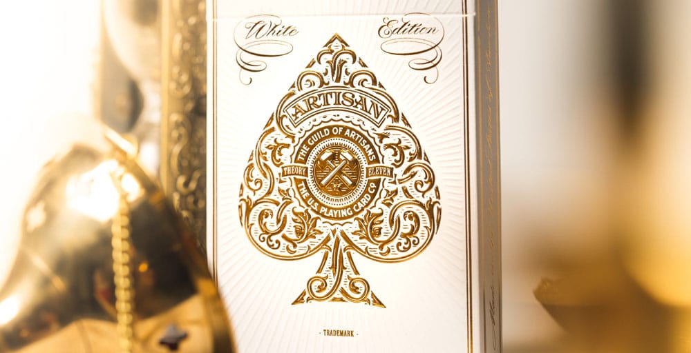 Artisan Playing Cards White Theory11