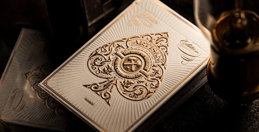 Artisan Playing Cards White Theory11