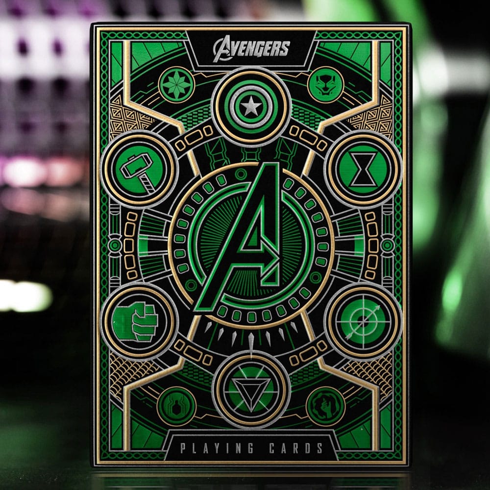 Avengers The Infinity Saga Playing Cards Green Version Theory11