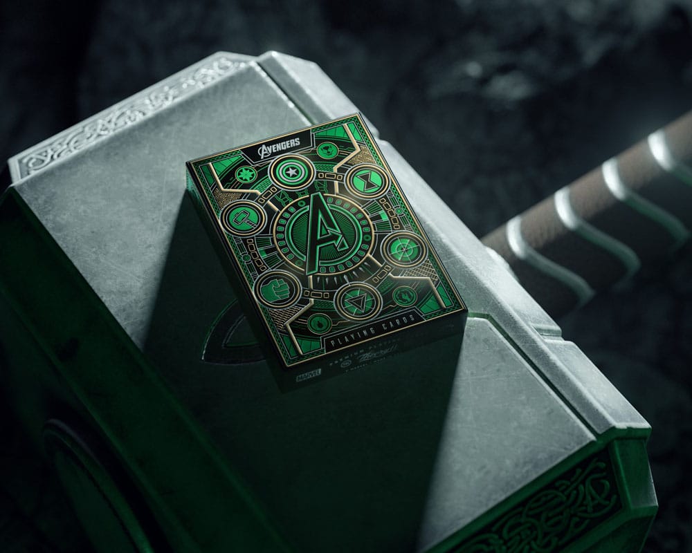 Avengers The Infinity Saga Playing Cards Green Version Theory11